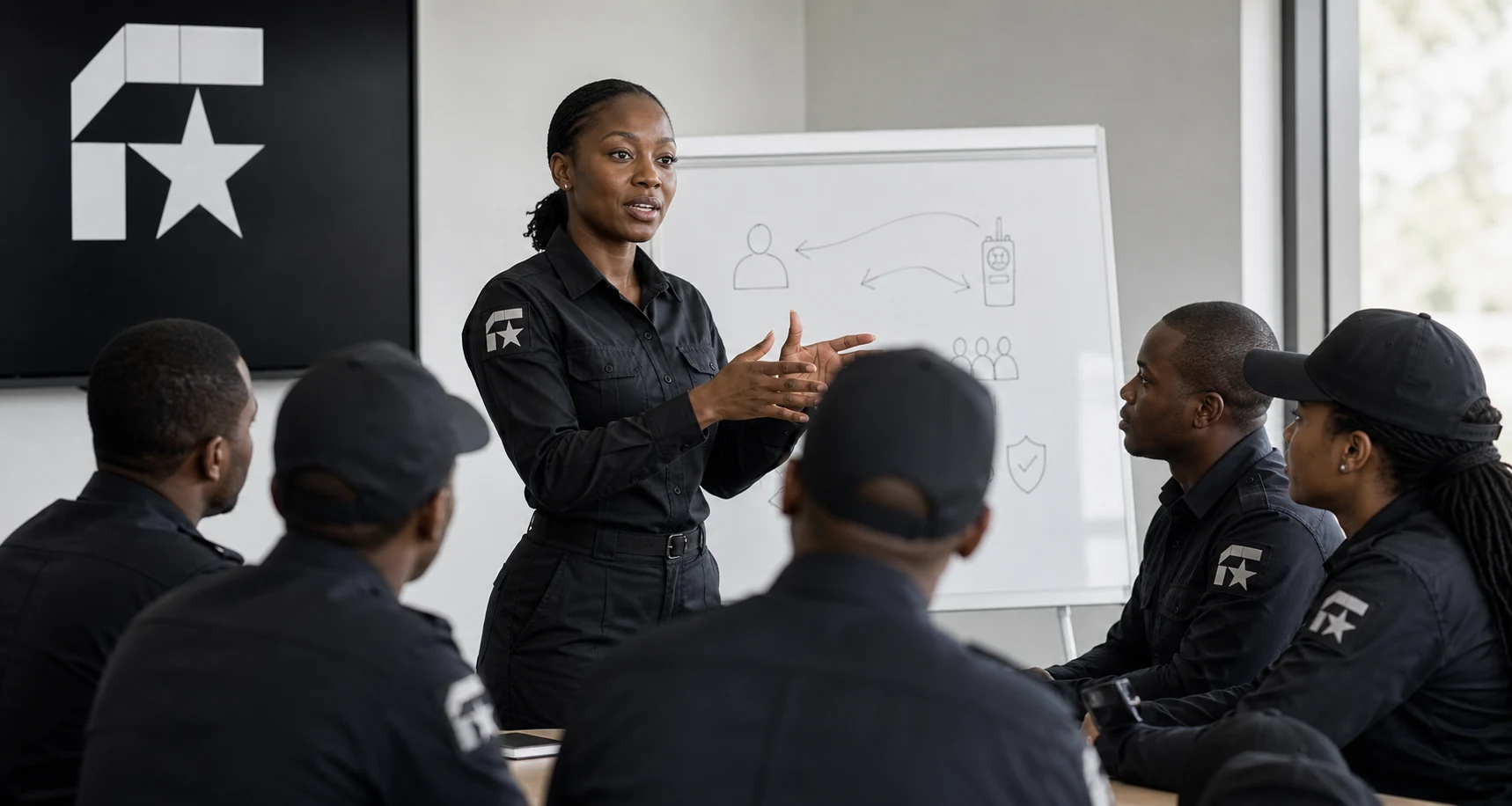 Formation des agents de sécurité Falcon Security